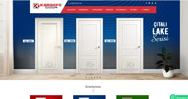 KaraefeDoor Kurumsal Web Sitesi — Kapı İmalat Firması